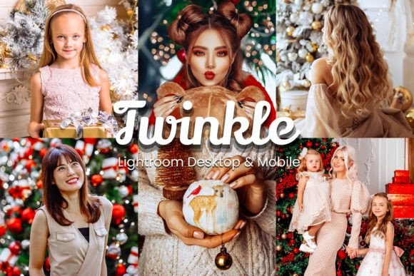 Download 30 Twinkle Christmas Lightroom Presets - Premium Bundle